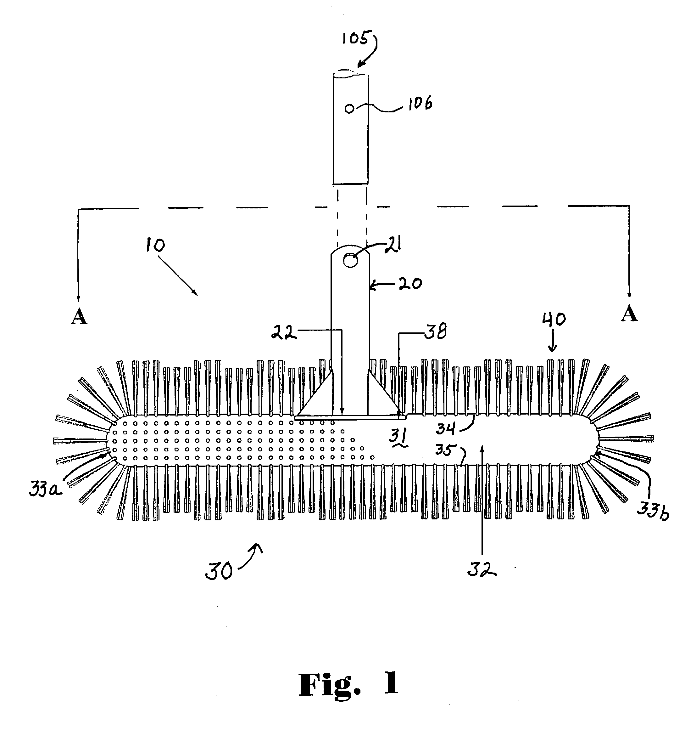 Swimming pool brush