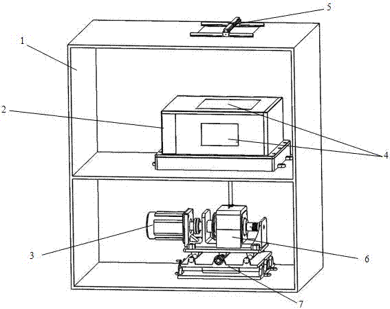 Impact and thermal compounding test device for fiber-reinforced compound thin-walled component