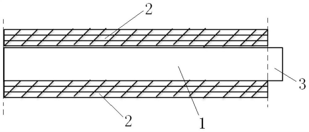 A kind of thermoplastic polyolefin geotechnical composite material and preparation method thereof