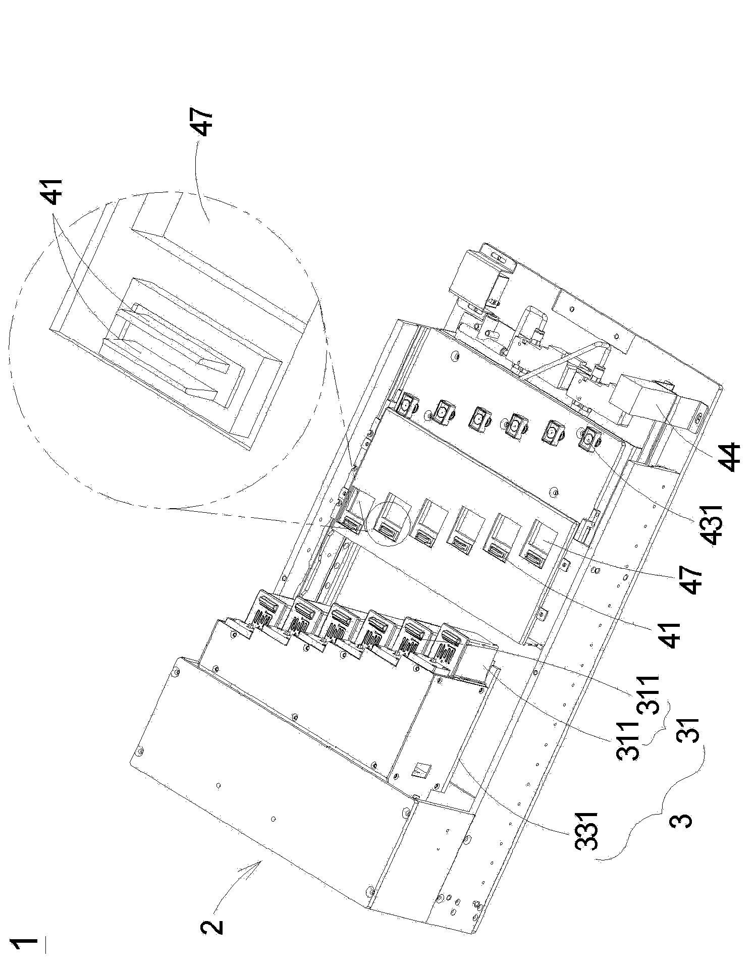 Page width printing device