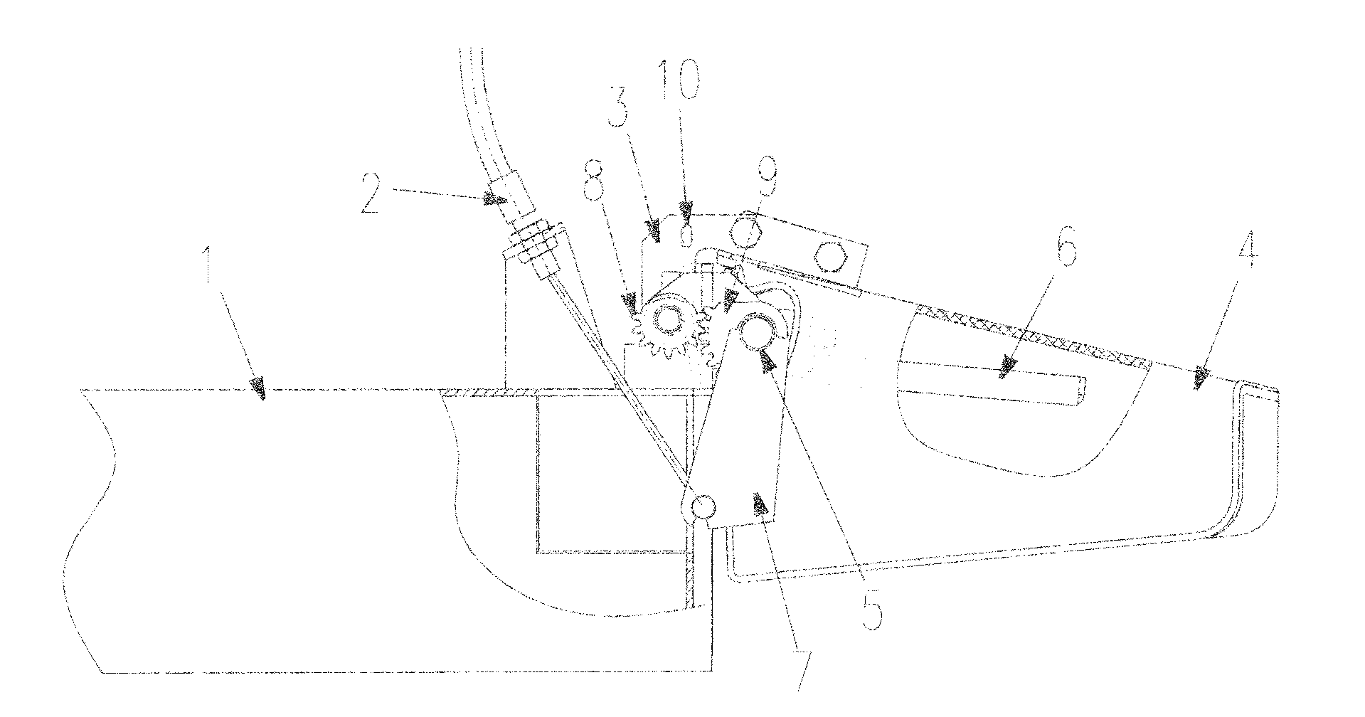 Quick Switching Mechanism for Side Discharge Unit and Grass Chopper Unit of a Lawn Mower