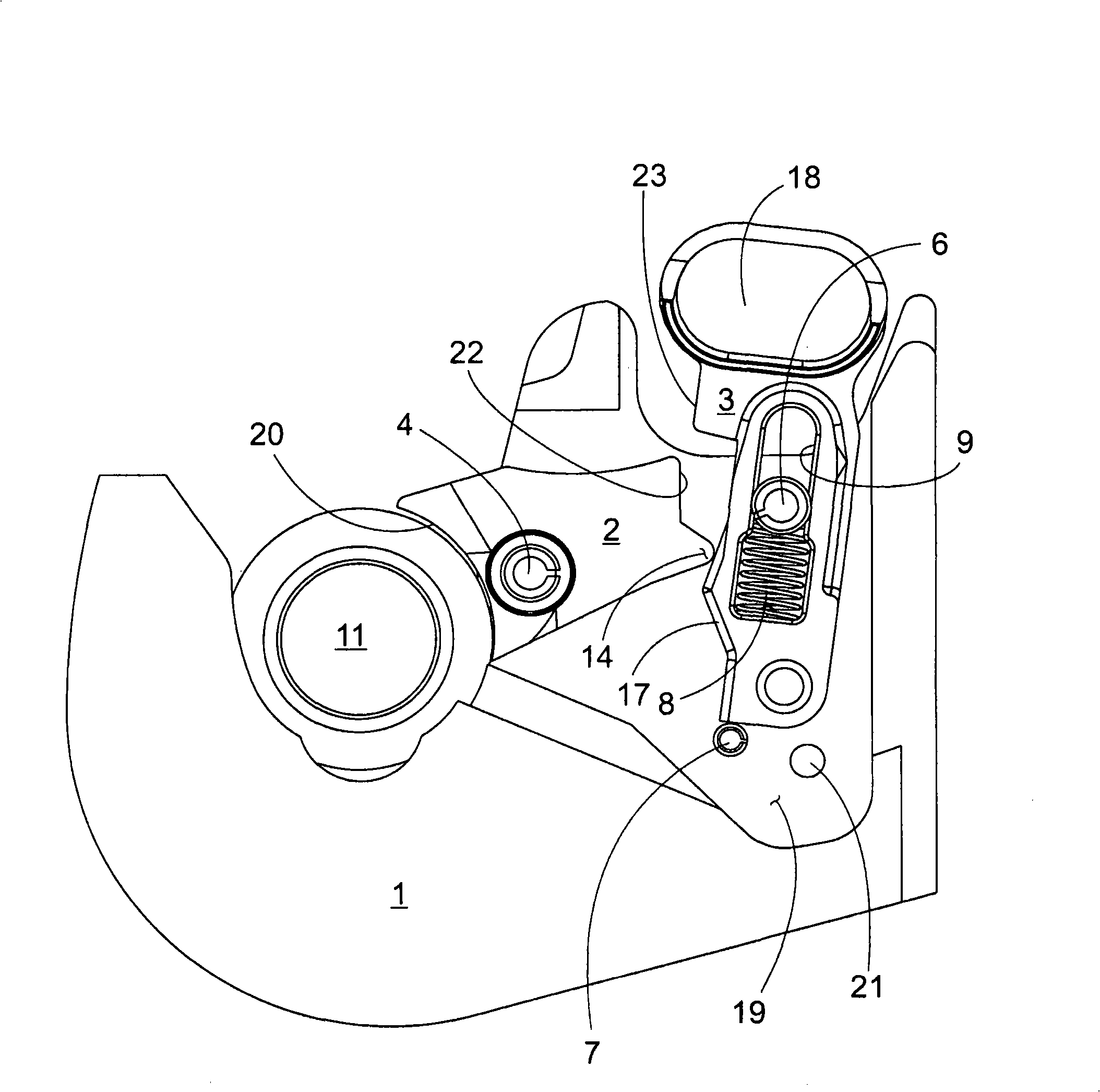 Coupling hook particularly for the lower arms of a three-point linkage of a tractor