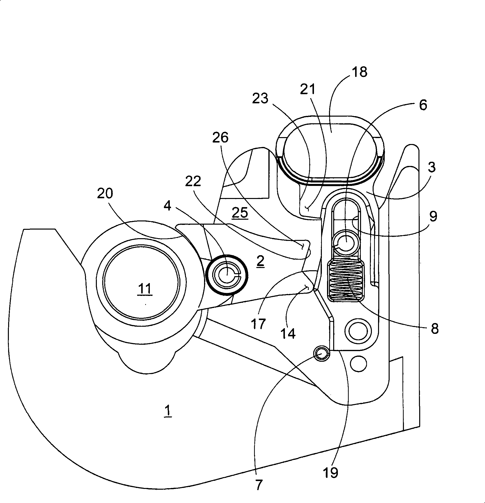 Coupling hook particularly for the lower arms of a three-point linkage of a tractor