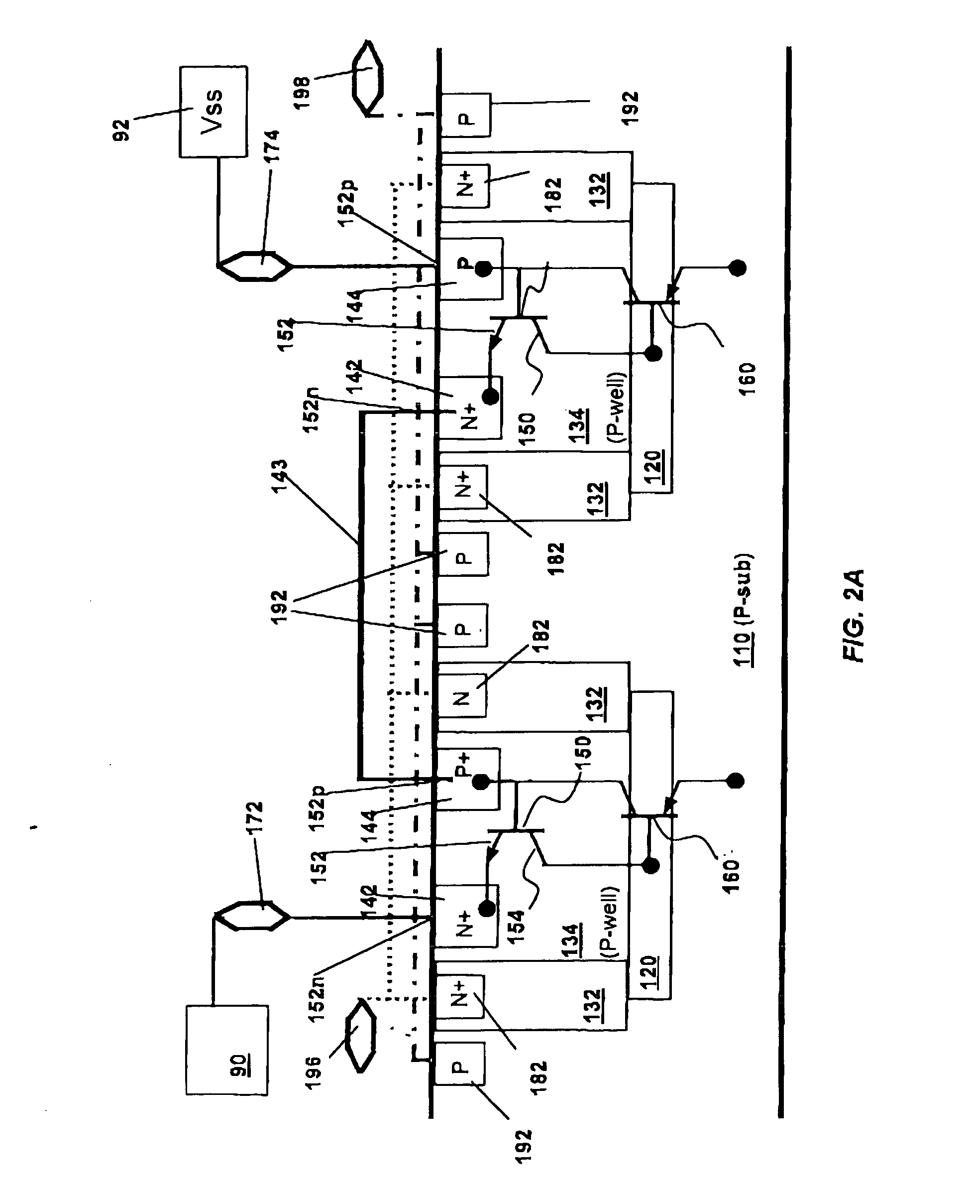 Electrostatic discharge protection for integrated circuit devices