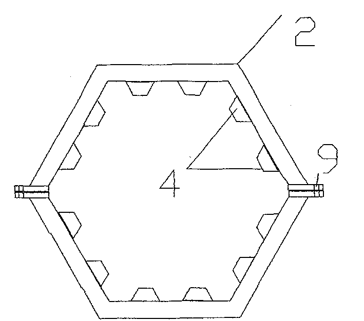 Multi-edge pipe combined wind power tower