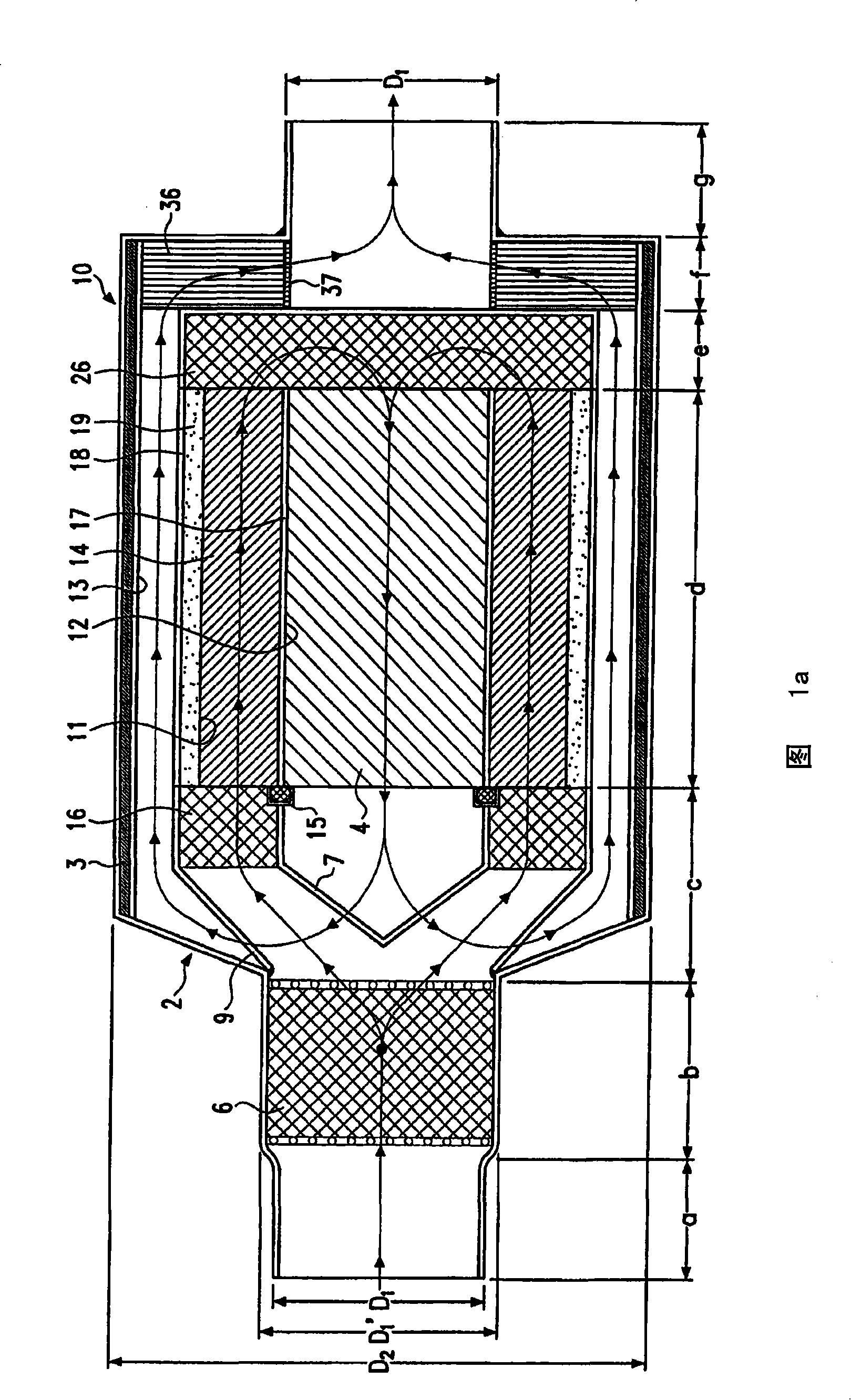 Particulate filter arrangement