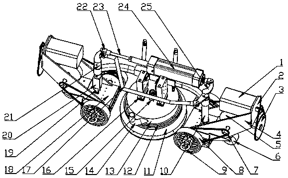 Curved surface wall-climbing robot for surface cleaning