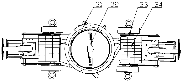 Curved surface wall-climbing robot for surface cleaning