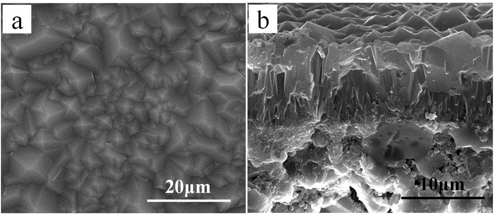 Method for performing induced synthesis on MOFs (metal-organic frameworks) membrane by implanting homologous metal oxide particles into surface of macroporous carrier by virtue of swabbing process