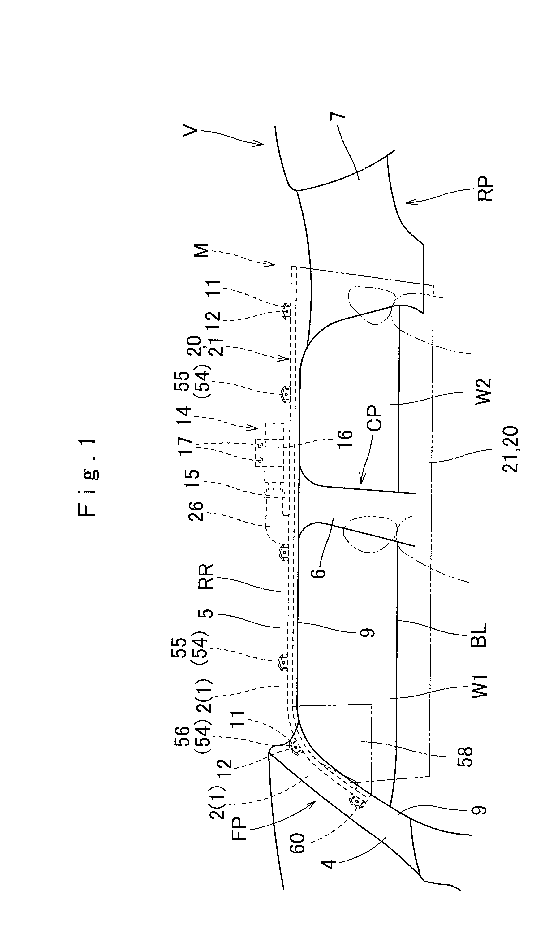 Head-protecting airbag device