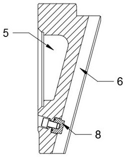 Limiting block sealing device and vacuumizing tire mold