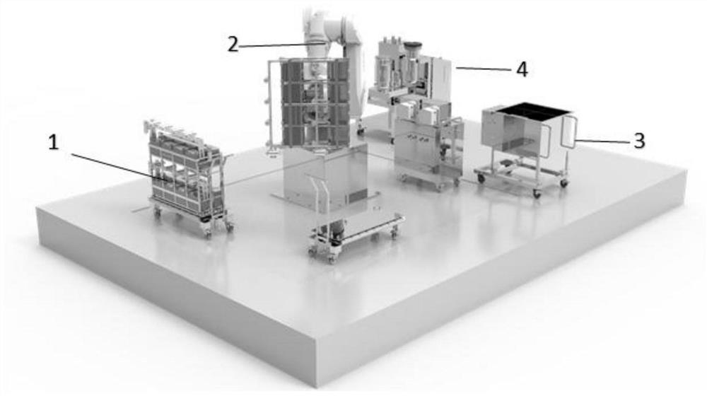 Process method for preparing biological product by using continuous flow centrifuge