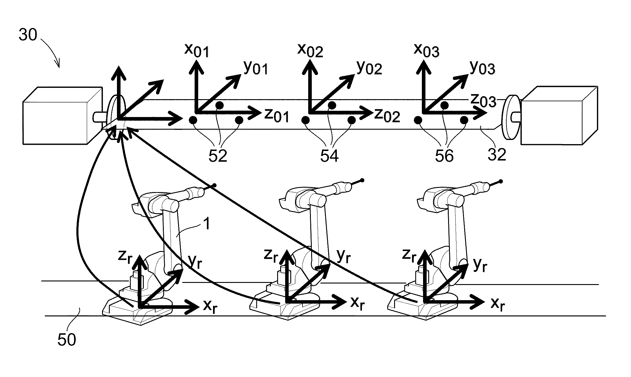 Method and an apparatus for calibration of an industrial robot system