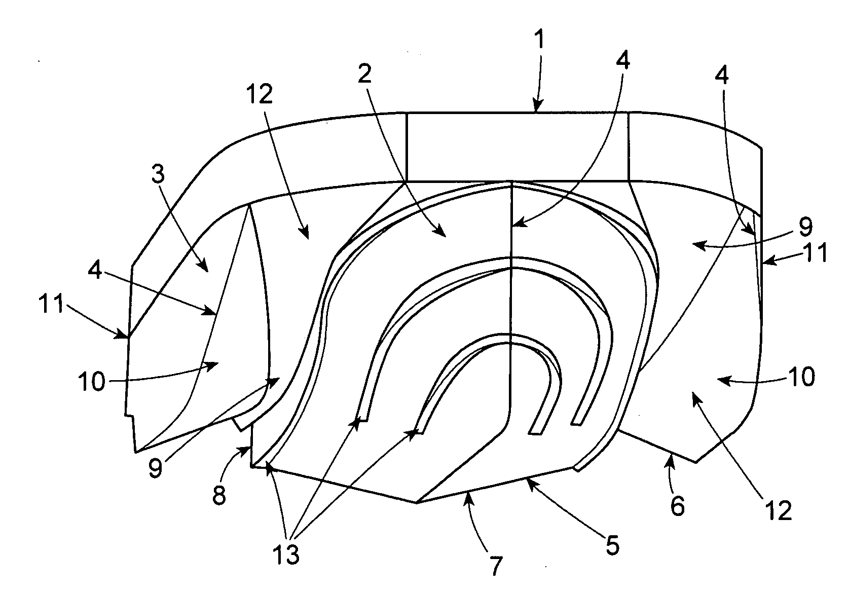 Entrapment tunnel monohull optimized for waterjet and high payload