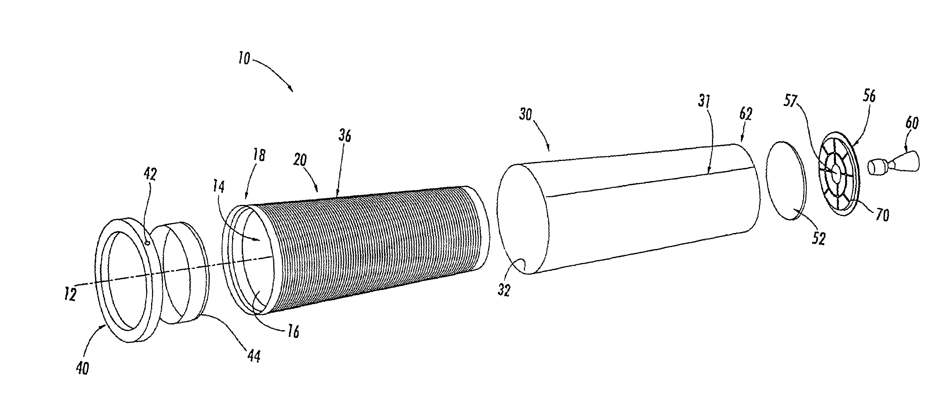 Thruster device responsive to solar radiation and associated methods