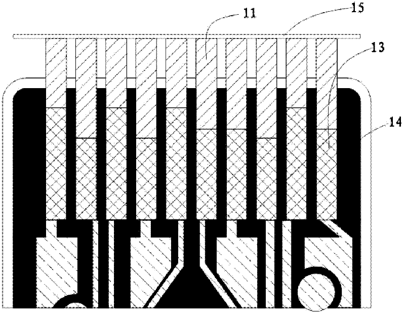 Manufacturing process for circuit board with long and short gold fingers