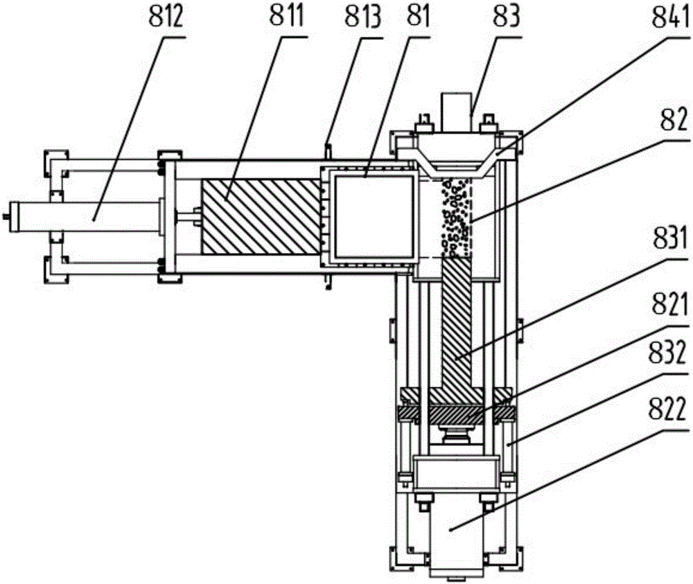 System and method for pre-treating household garbage on basis of high-pressure extrusion