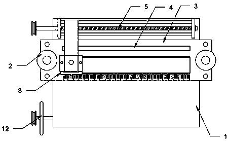 Garment nailing device realizing integral compacting and realizing rapidness and high precision