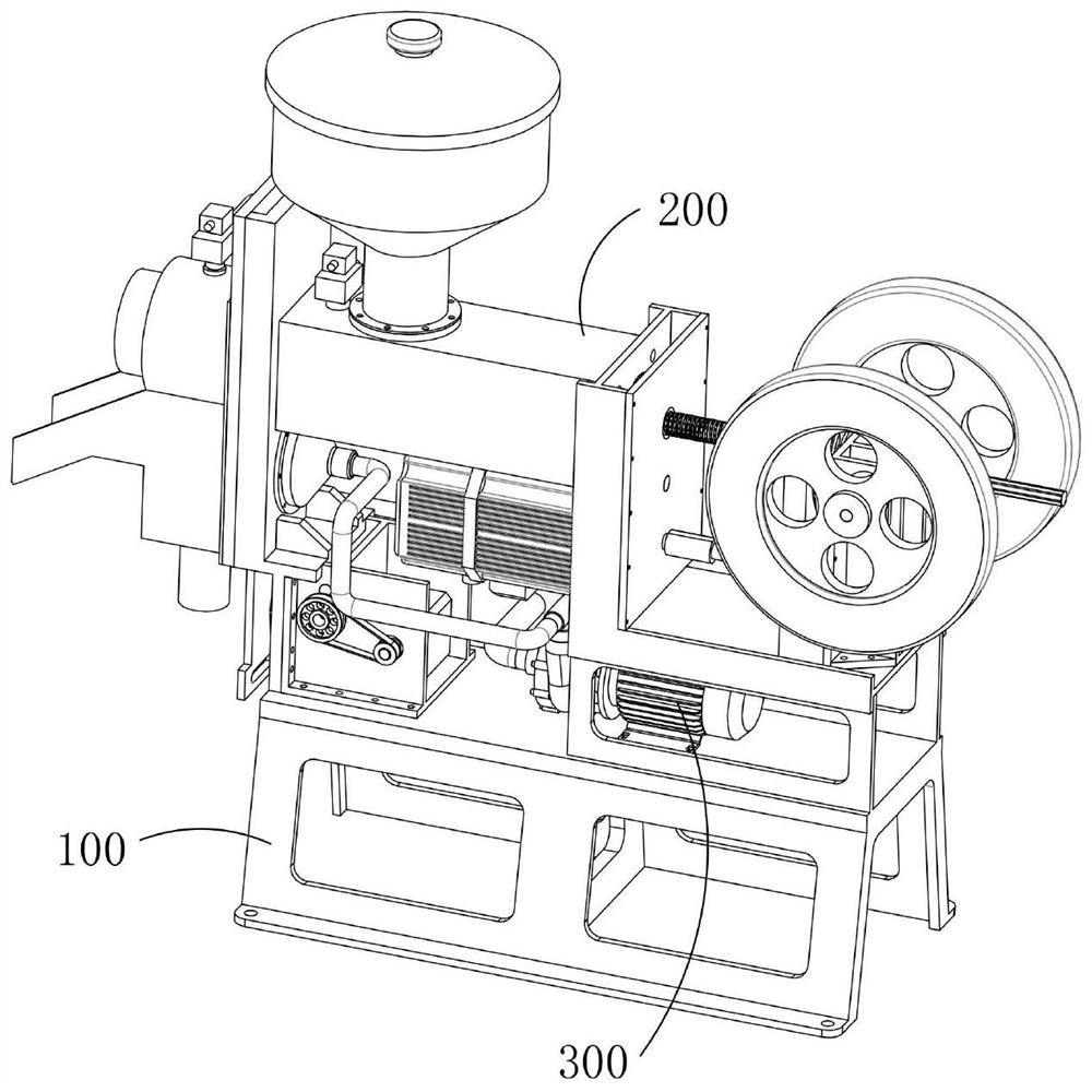 Equipment for compression molding of household garbage