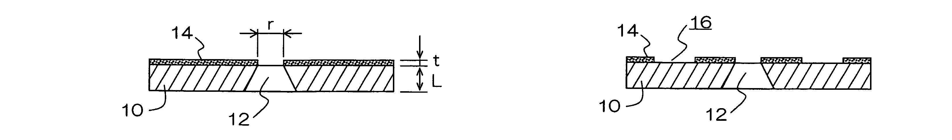 Method of manufacturing at least one projecting section of nozzle plate, nozzle plate, inkjet head and image forming apparatus