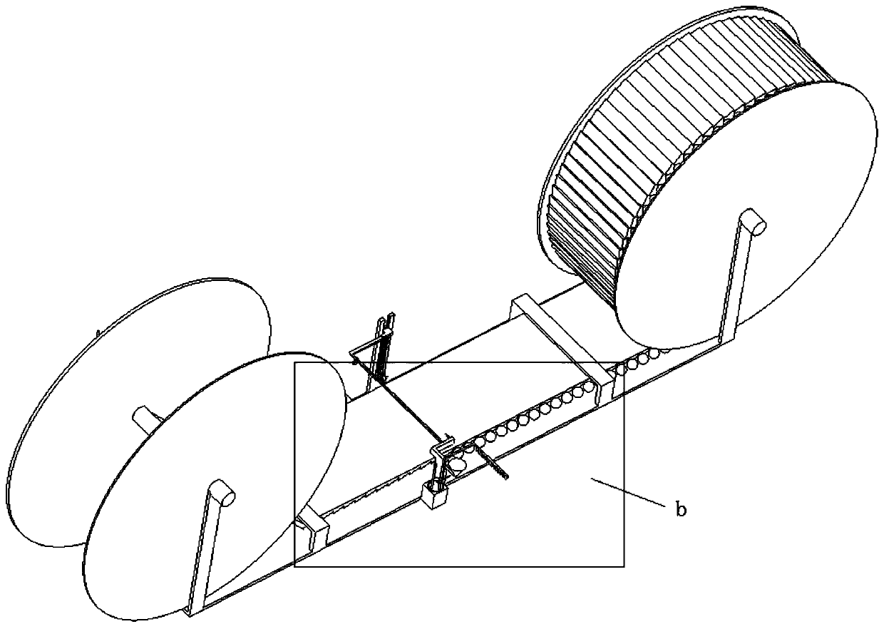 Cotton swab processor used in hair removing process in animal experiment