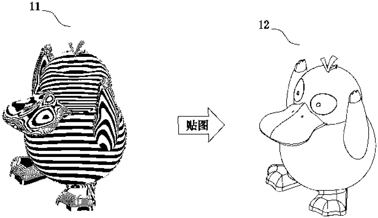 Virtual anchor method based on non-humanoid character of three-dimensional animation