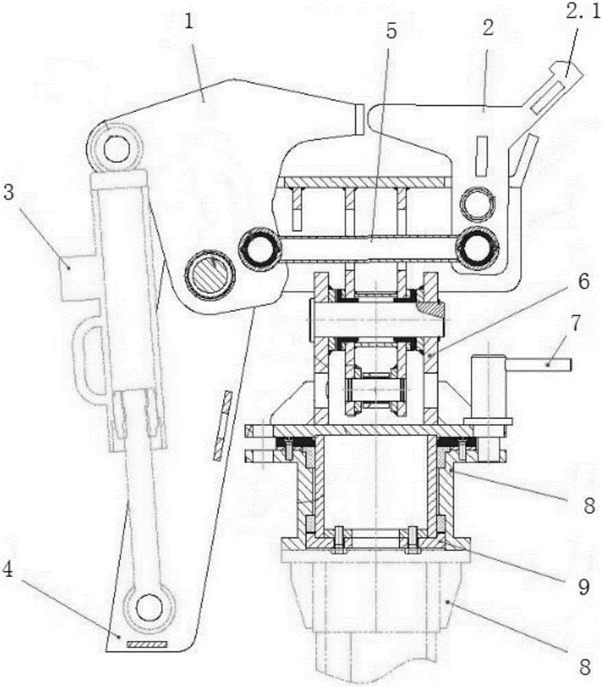 Adjustable corner arch support clamping mechanism