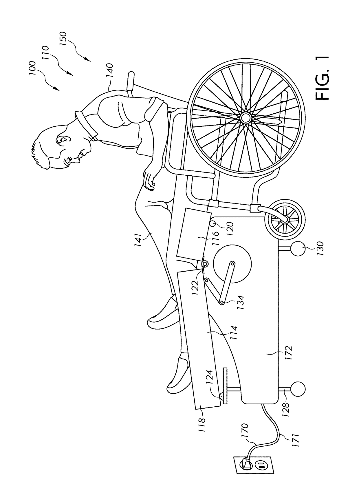 Lower body electrical muscle stimulation exercise systems