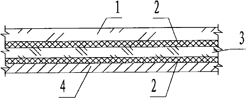 Laminated structure and laminating technology of solar panel component