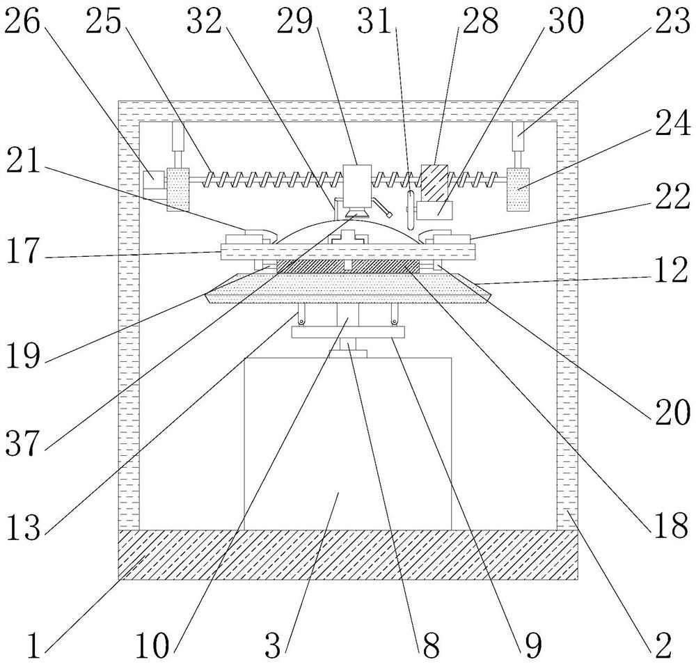 Angle-adjustable orthokeratology lens polishing device