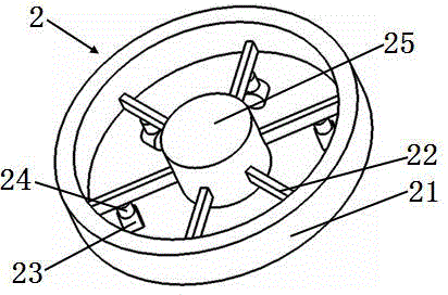 Cable paying-off device