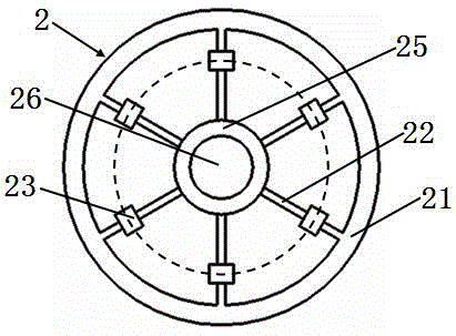 Cable paying-off device