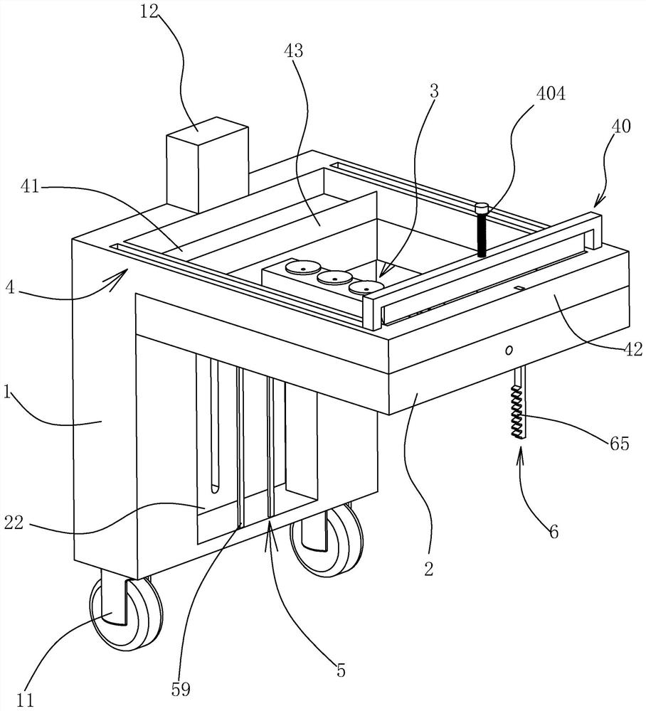 Floor tile paving device capable of automatically smearing cement