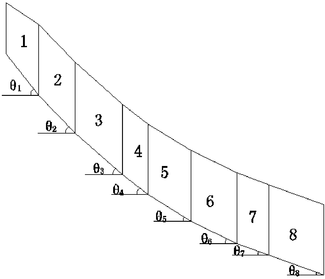 Power measuring method for anti-slide durability of side slope anti-slide pile