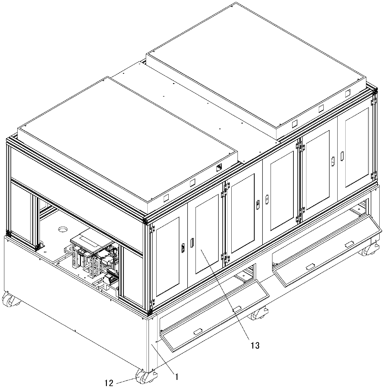 Notebook computer appearance detecting device