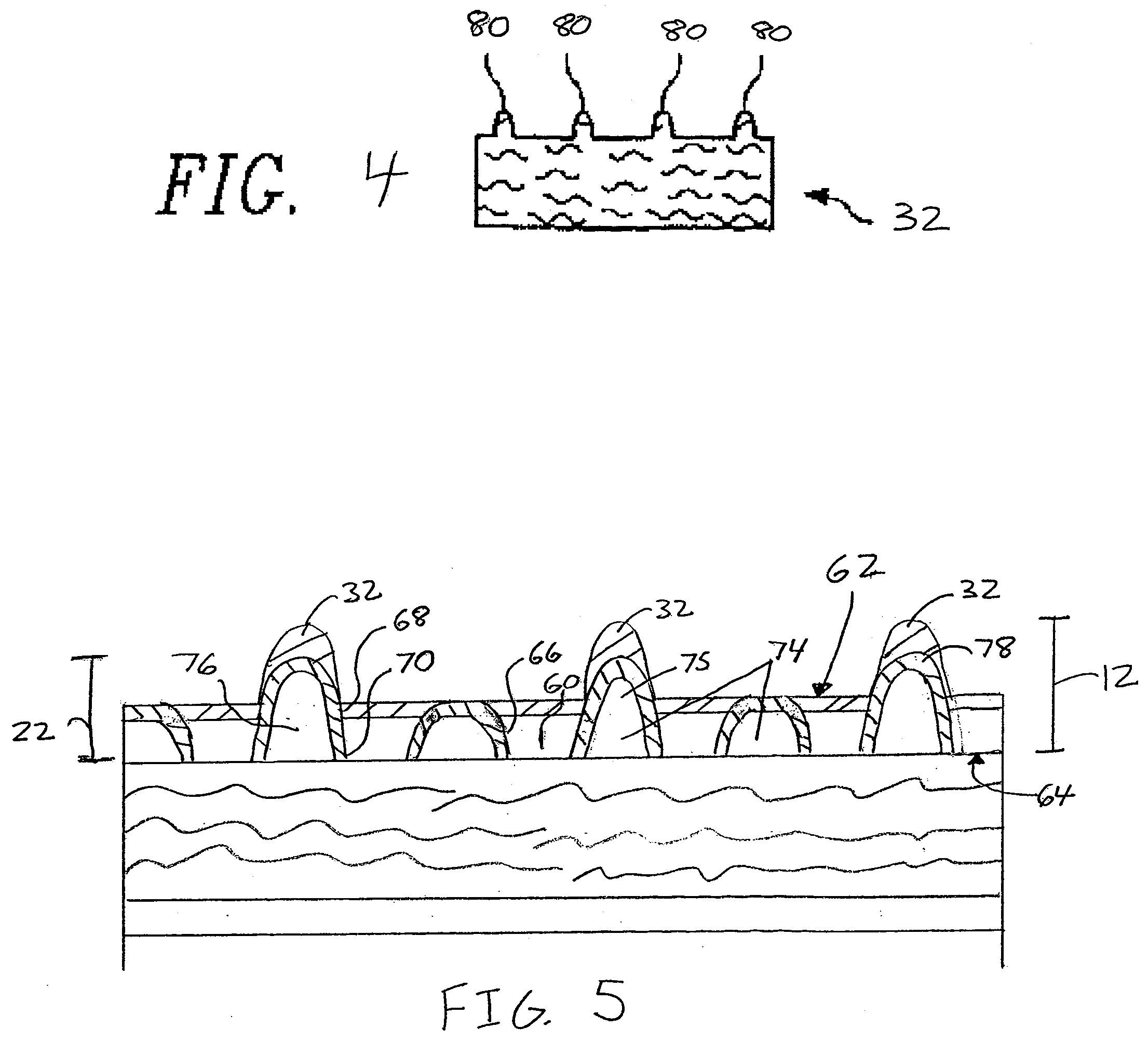 Dry top formed film