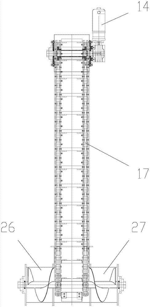 Curve chain type conveying mechanism