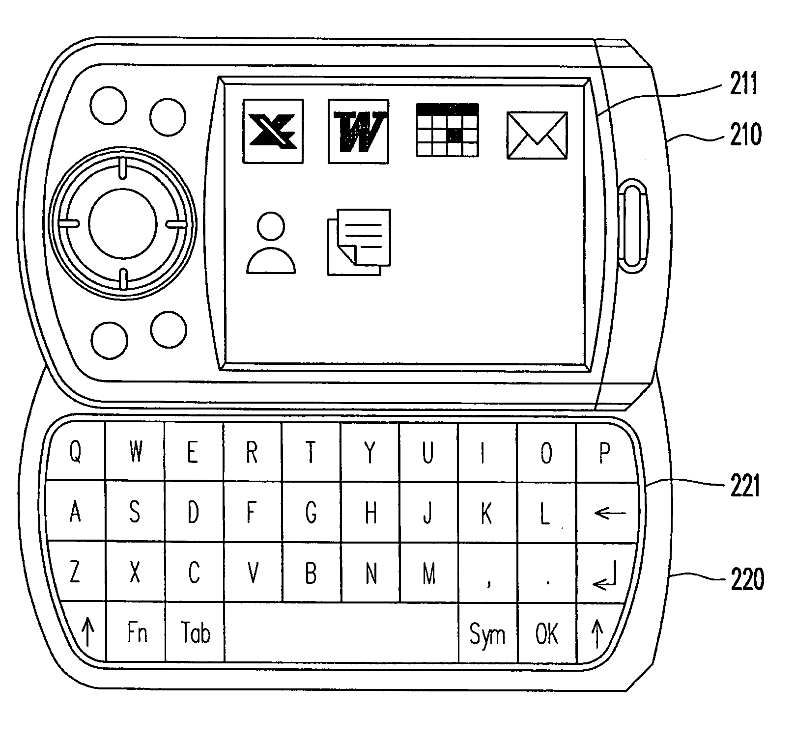 Handheld electronic device and method for switching user interface thereof