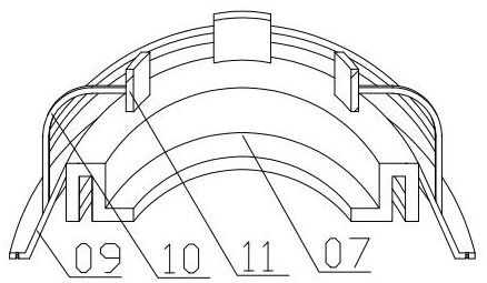 Copper tube aluminum fin radiator connecting device