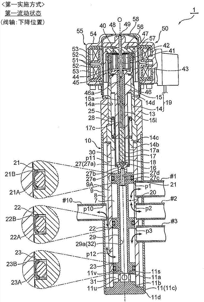 Flow path switching valve