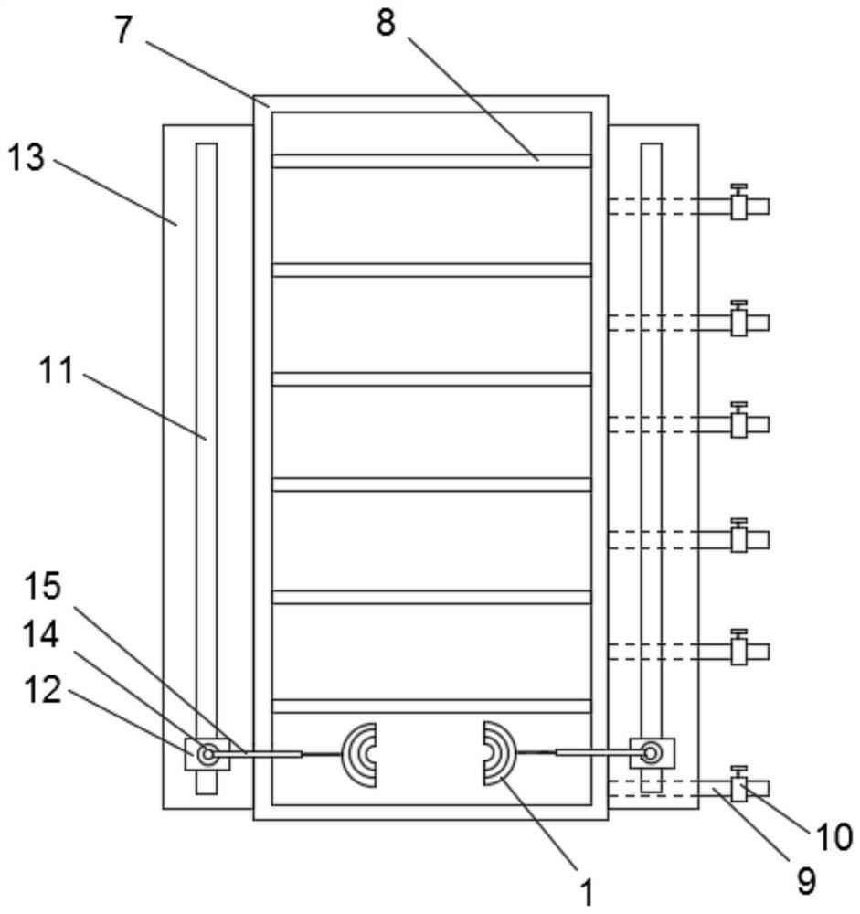 Device for completely collecting root systems of potted plants