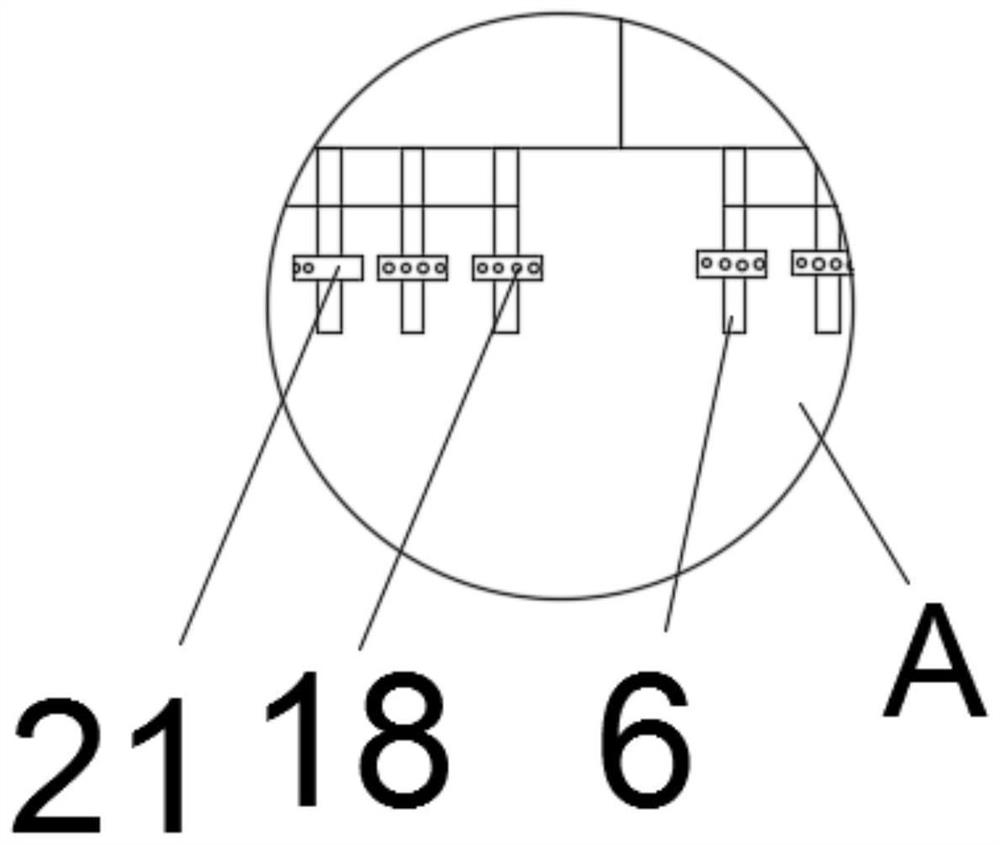 Device for completely collecting root systems of potted plants