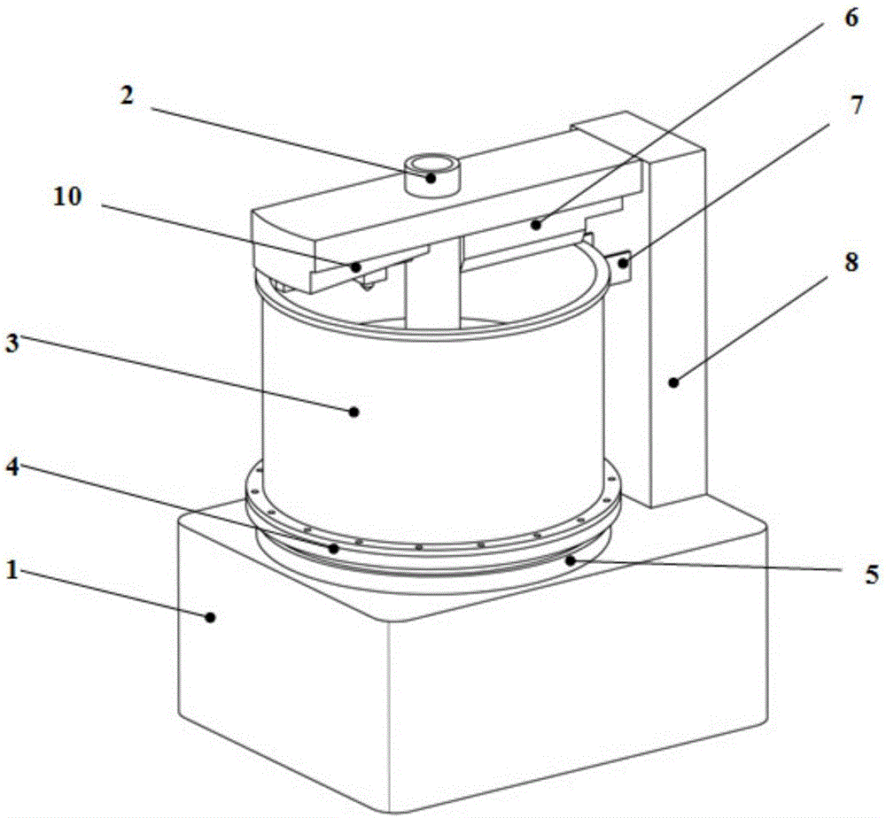 Rotary type sand mold three-dimensional printer