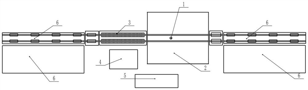 Nuclear fuel rod active detection system and method