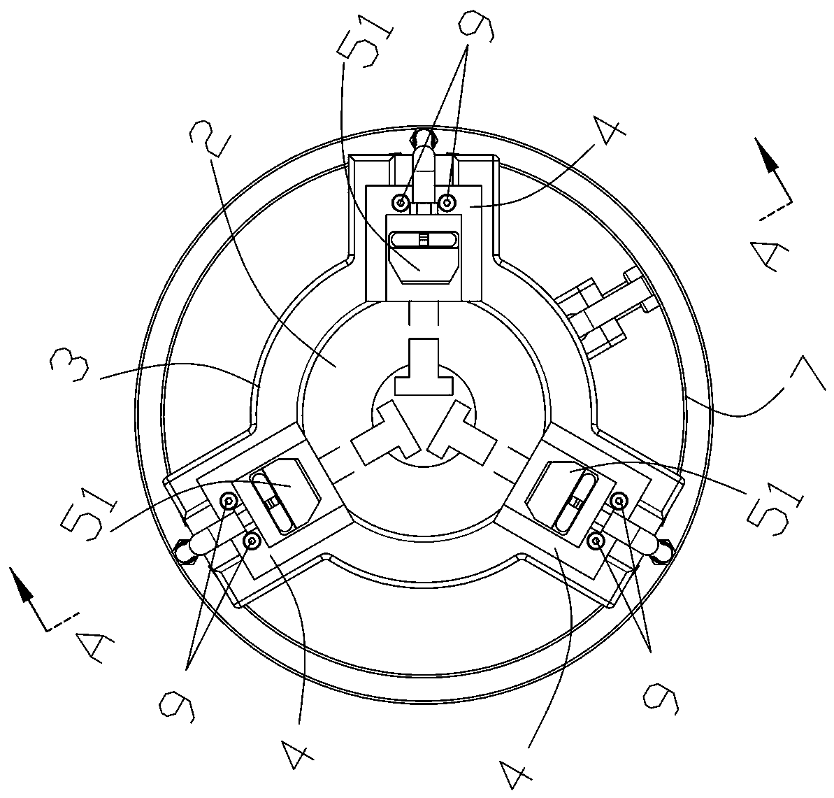 Flexible pneumatic robot