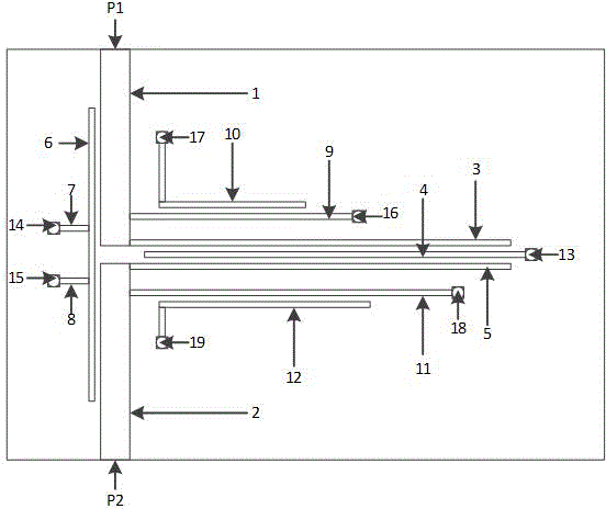 Micro-strip double-pass-band filter