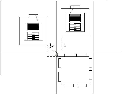 Decoupling packaging structure of surface acoustic wave filter bank