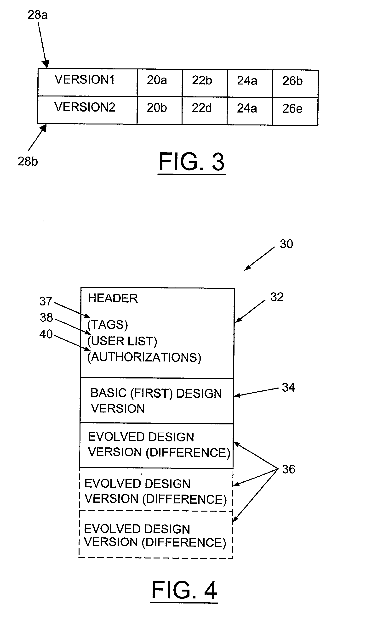 Revision control for database of evolved design