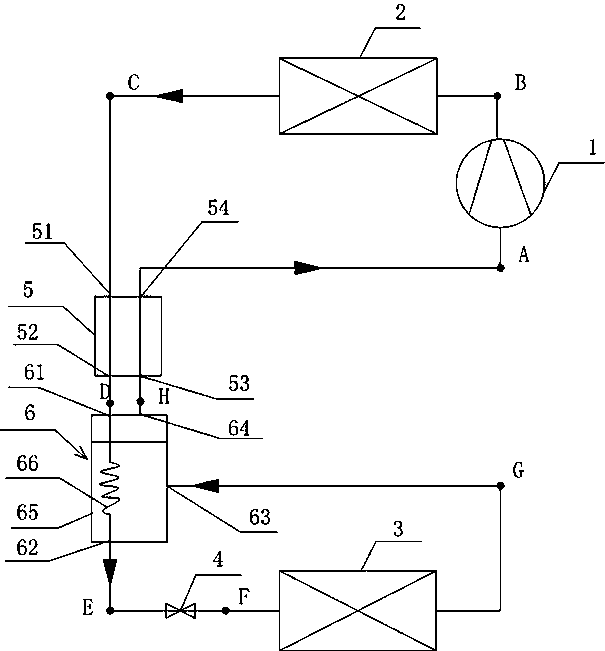 A refrigerator refrigeration cycle system