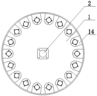 Hydraulic retarder rotor with blades with automatically adjustable inclination angles